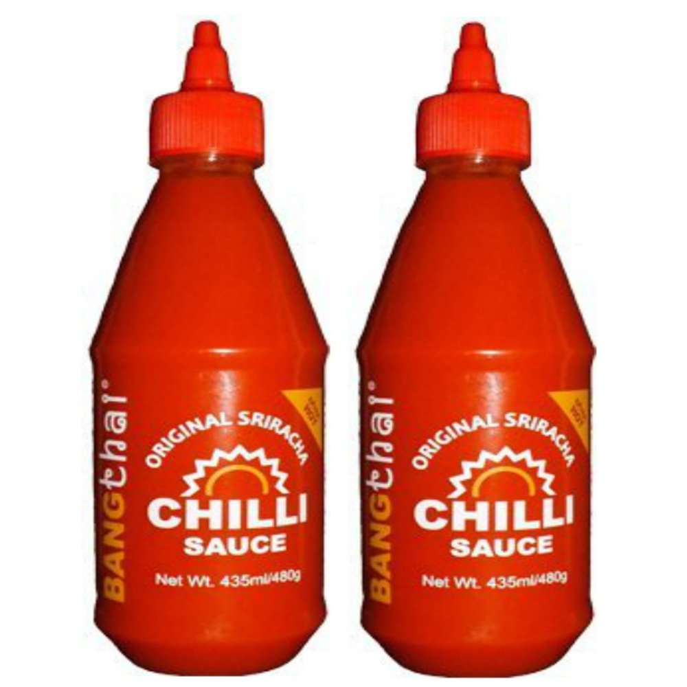 2 x Original Sriracha Chilli Sauce 435ml/480g *Free U.K Post* Bang Thai Brand Extra Hot Sauce Thai Chinese Japanese Dips