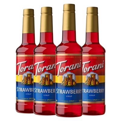 Torani Syrup, Strawberry, 25.4 Ounce (Pack of 4) by Torani