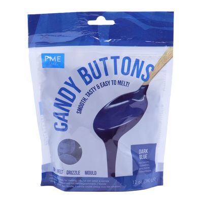 PME Candy Buttons Dark Blue 340 g