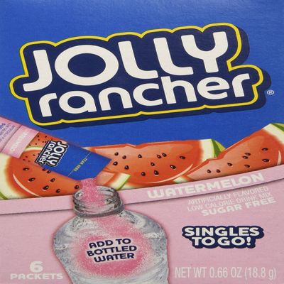 Jolly Rancher Singles to Go Drink Mix Packets Watermelon