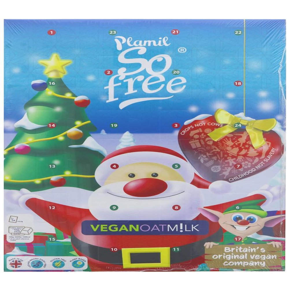 Plamil, So Free So Free Milk Chocolate Alternative Advent Calendar, 110 g
