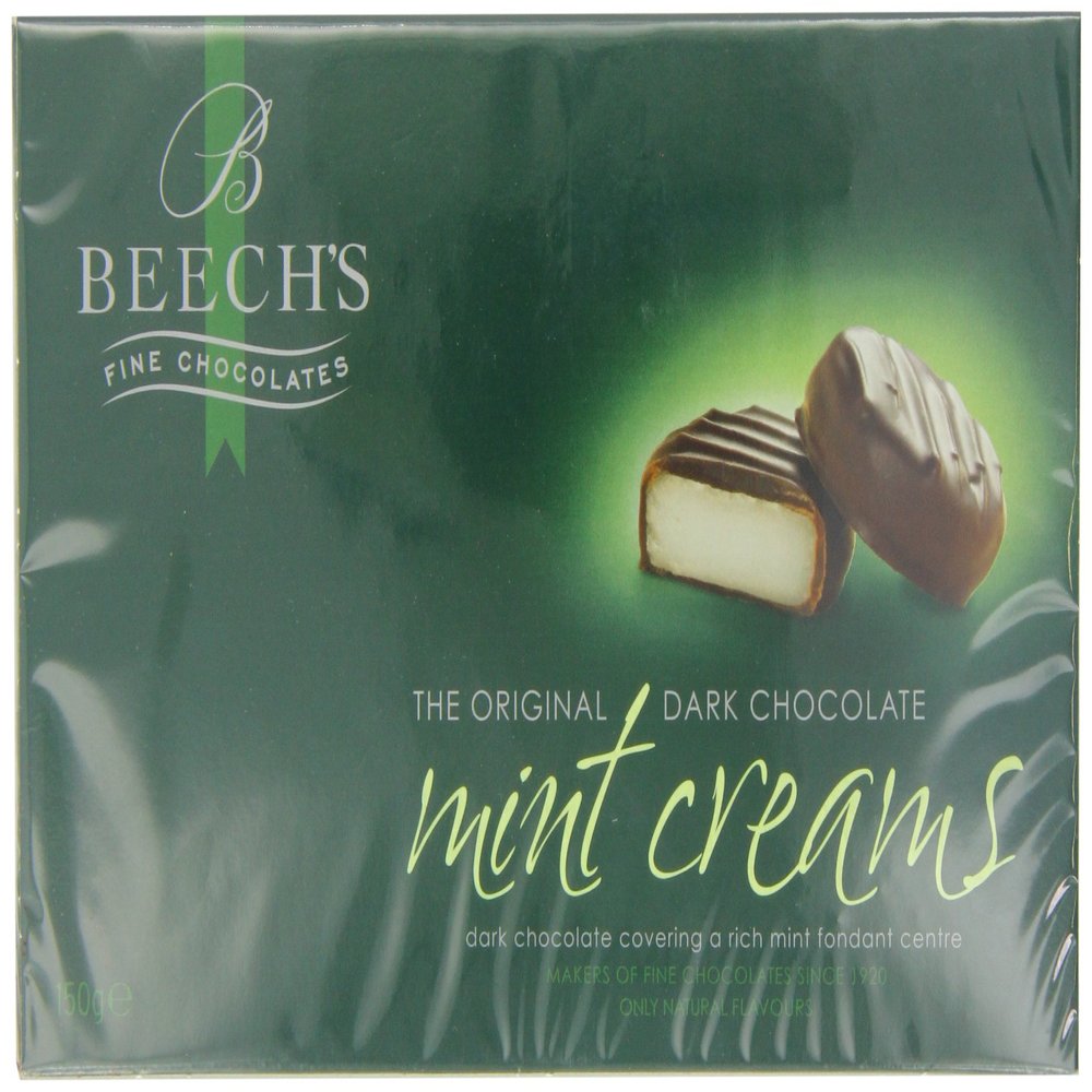 Beech's Fine Chocolate Original Dark Chocolate Mint Creams 150 g (Pack of 2)