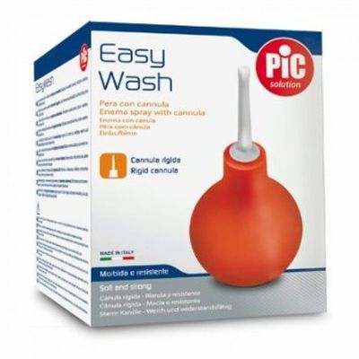 Artsana Enema Rubber Bulb with Cannula 365 ml, Natural Rubber, Includes Instructions