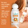 Puressentiel Muscles & Joints Roll-On 75ml  Providing Fast Relief & Naturally Soothes Muscle Pain, Back Pain Relief, Neck Pain Relief & Shoulder Aches. Acupressure Massager & Muscle Rub view 2