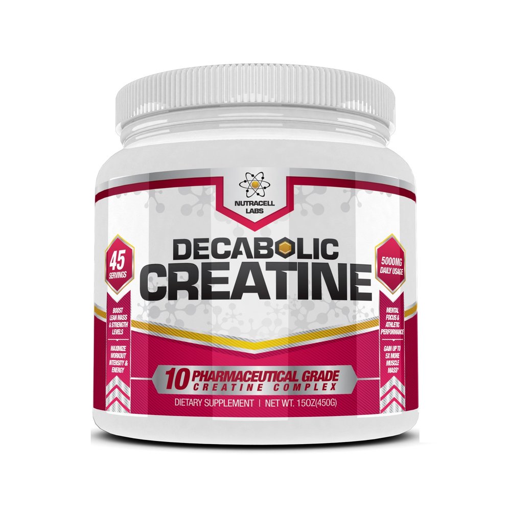 Decabolic Creatine : Powerful 10 BLEND Creatine (2CM Di-Creatine Malate * CreaPure Creatine Monohydrate * Creatine Ethyl Ester * Creatine Alpha-Ketoglutarate * Di-Creatine Orotate * Magnesium Creatine Chelate * Creatine Citrate * Tri-Creatine Malate