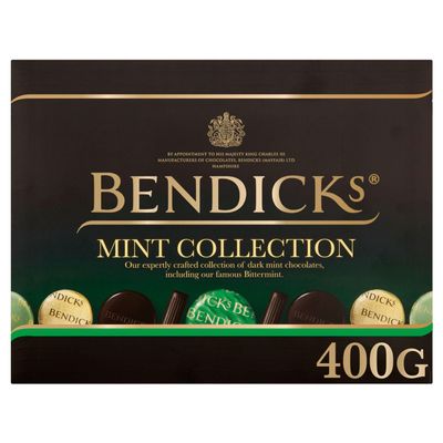 Bendicks Dark Chocolate Mint Collection, Premium Vegan Chocolate Mint Assortment, 400 g (Pack of 1)