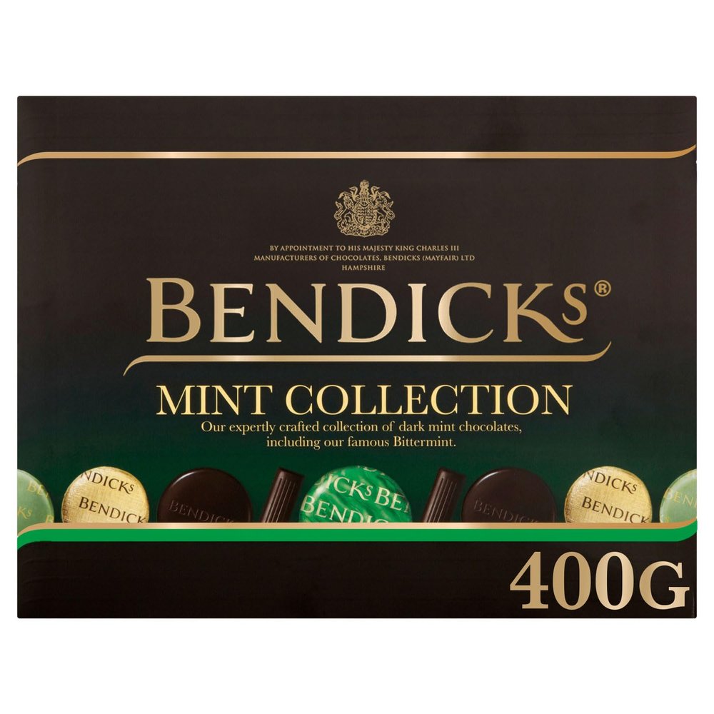 Bendicks Dark Chocolate Mint Collection, Premium Vegan Chocolate Mint Assortment, 400 g (Pack of 1)