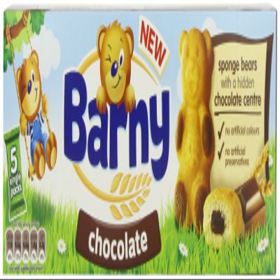 Barny Chocolate Kids Sponge Bear 5-Pack 150 g, Pack of 7