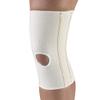 CHAMPION Knee Brace Flexible Stays Knit Elastic, White, Large view 1