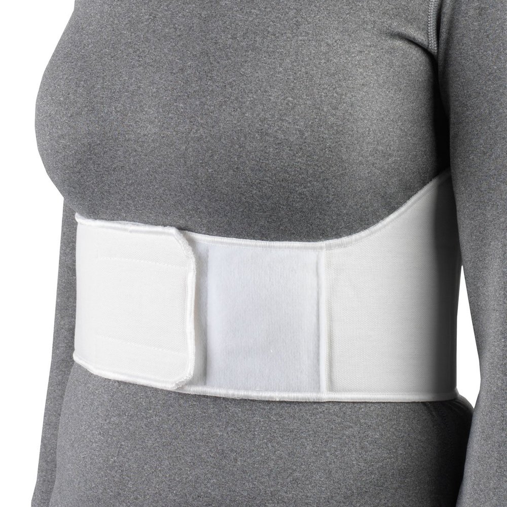CHAMPION Rib Belt For Women Contoured Female Form Elastic, White, X-Large