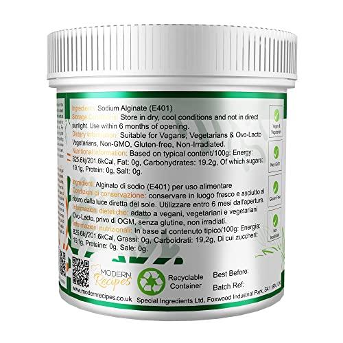 Molecular Gastronomy Ingredients Calcium Lactate 250g and Sodium Alginate 250g view 4