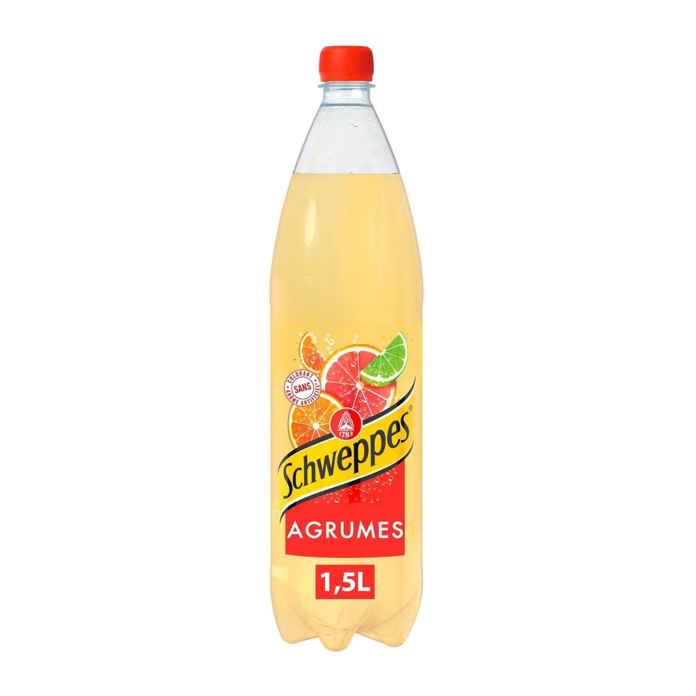Schweppes Agrum Soda 1.5 L - Pack of 6