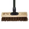 CHARLES BENTLEY Broom, Charnwood, 12 inch, Bassine Broom, for Garden & Outdoor, Maintenance, Premium, Brushware, Green, FSC 100% Wood, Stiff Bristles, Made In Britain, Grip Handle (140x30x7cm) view 2