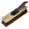CHARLES BENTLEY Broom, Charnwood, 12 inch, Bassine Broom, for Garden & Outdoor, Maintenance, Premium, Brushware, Green, FSC 100% Wood, Stiff Bristles, Made In Britain, Grip Handle (140x30x7cm) view 3