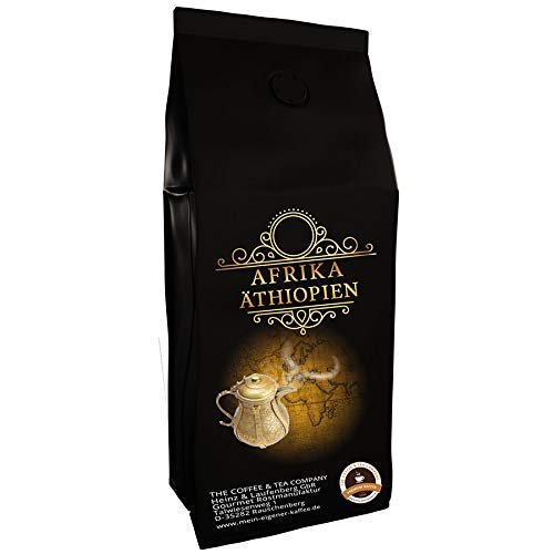 Coffee Speciality from Africa - Ethiopia - Coffee from The Country of Origin Coffee (1000 gr. Ground) - Country Coffee - Top Coffee - Low in Acidity and Healthy, Gentle and Freshly Roasted