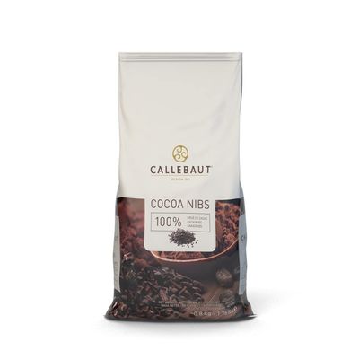 Callebaut Cocoa Nibs 100 Percent Finest Belgian Roasted Cocoa Bean Pieces 800 g
