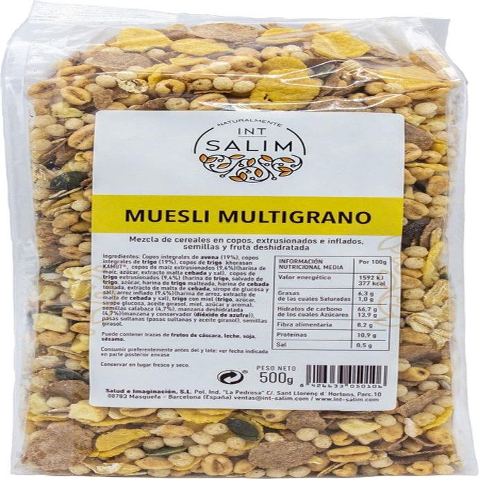 MULTIGRAIN MUESLI 500GR