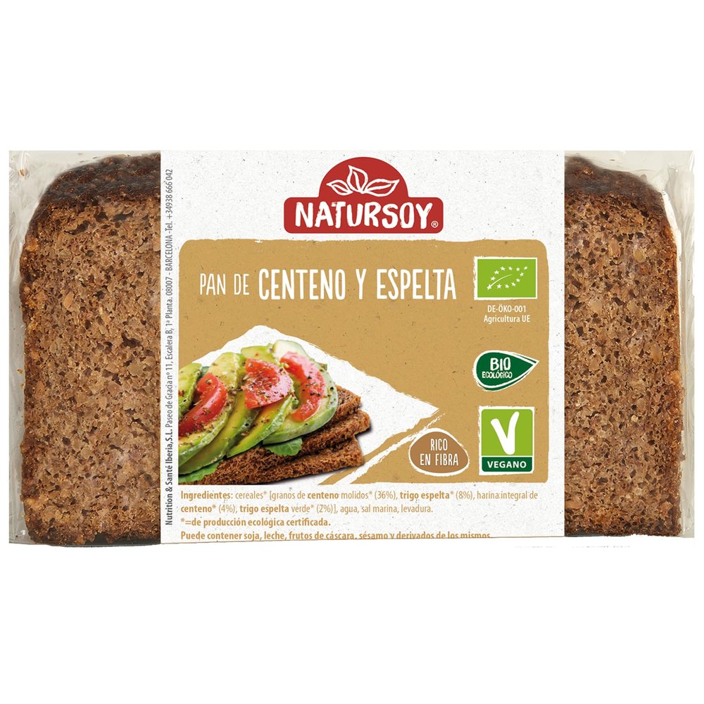 NATURSOY - RYE BREAD SPELT 500GR + n.s