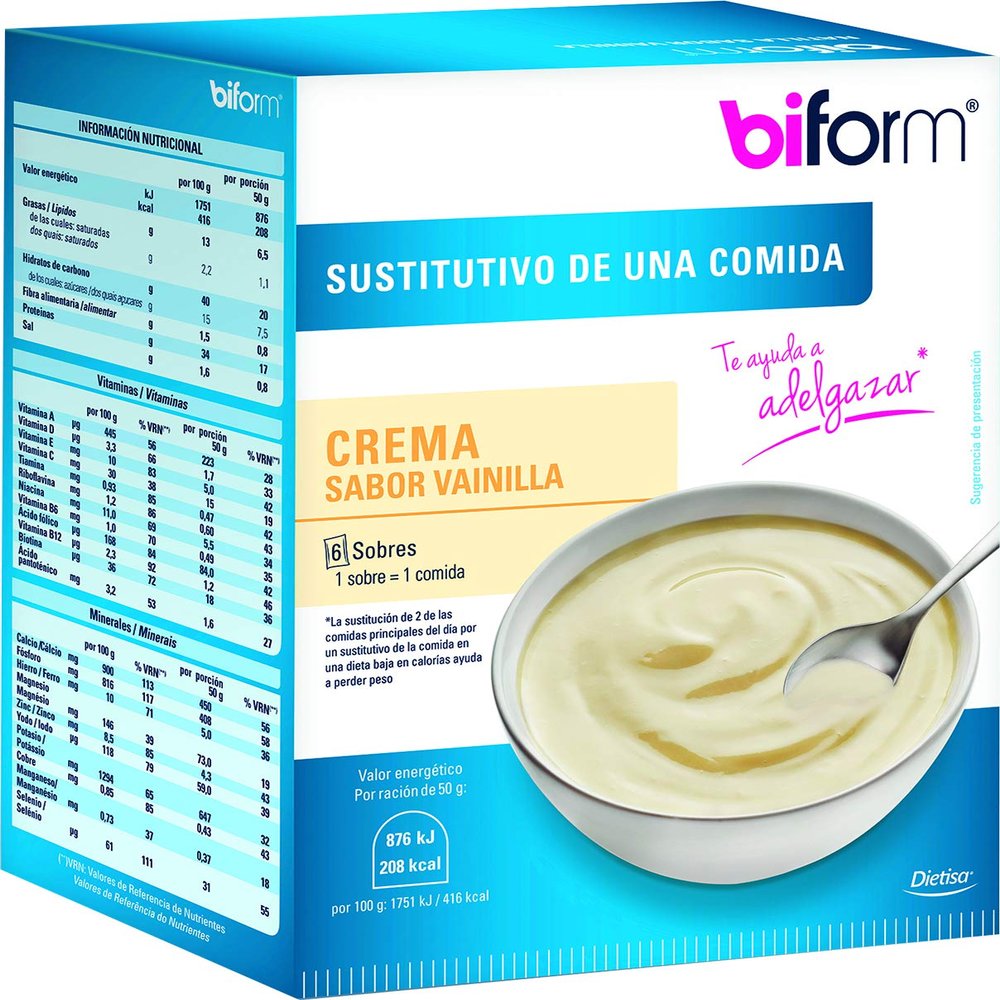 Dietisa Vanilla Custard Biform 6Sbrs