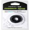 Perfect Fit Ribbed Ring Black view 1