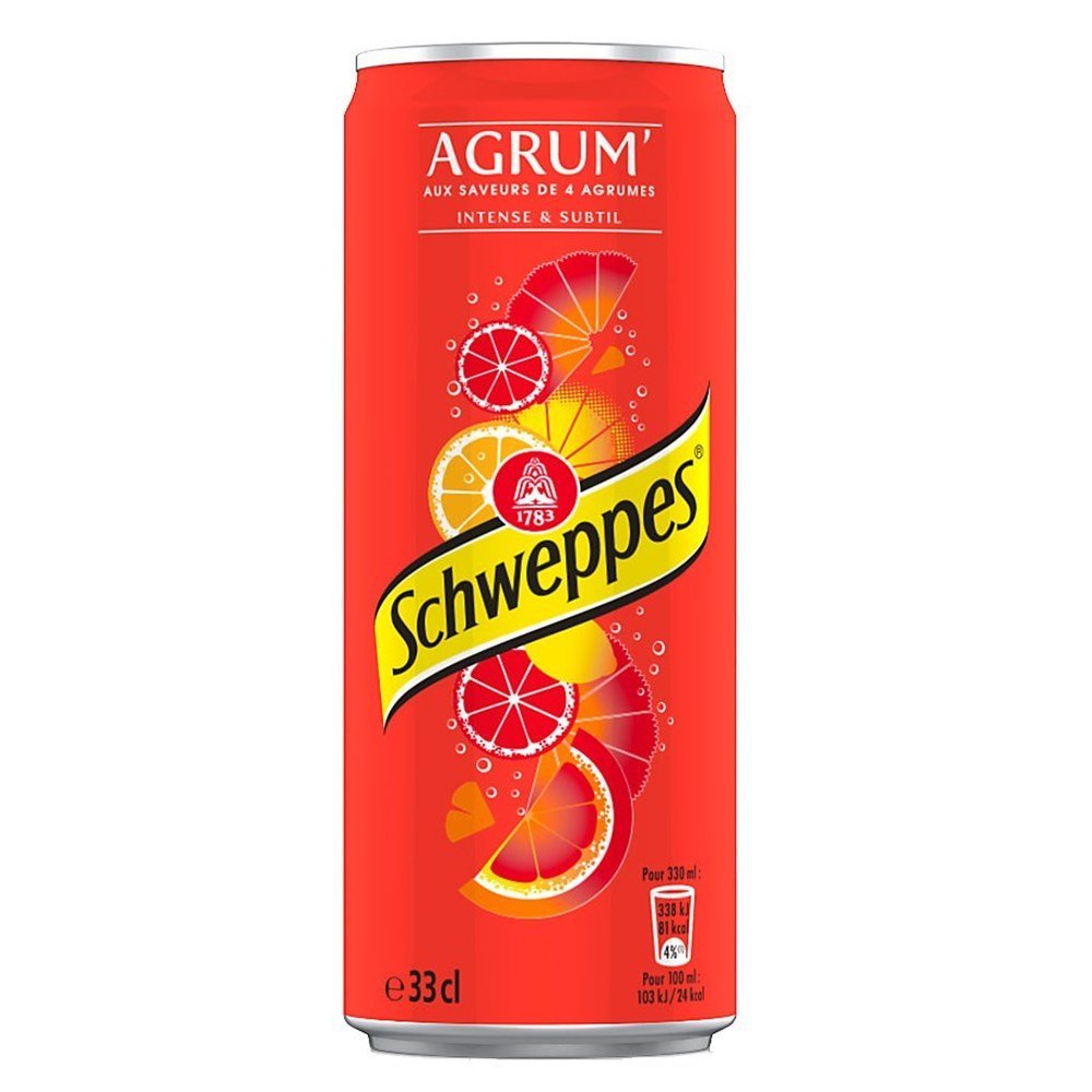 Schweppes Agrum 'slim box - 6 x 33 cl
