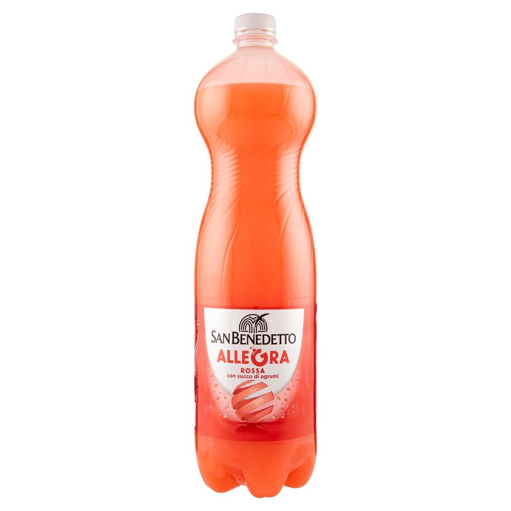 6x San Benedetto Sanguinella Orange & Lemon Soft Drink Beverage Soda 1.5l