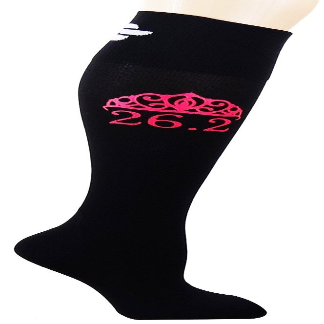 Bondi Band Crown 26.2 Compression Socks Black/Pink