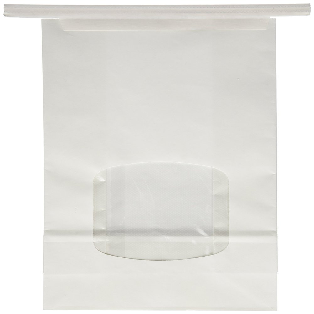 25 1 Lb. Bakery Bag w/ Window Tin Tie White