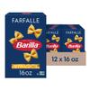Barilla Farfalle Pasta, 16 oz. Box (Pack of 12) - Non-GMO Pasta Made with Durum Wheat Semolina - Italy's #1 Pasta Brand - Kosher Certified Pasta view 1