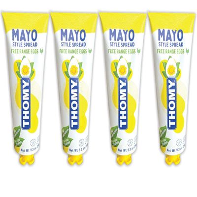 Thomy Mayonaise Tube 256 g (Pack of 4)
