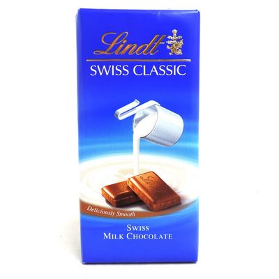 Lindt Swiss Classics Milk 100g Bar