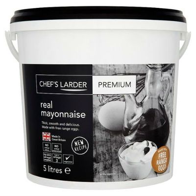 Chef's Larder Premium Real Mayonnaise 1 x 5 Litres