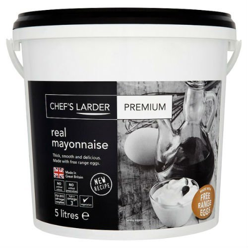 Chef's Larder Premium Real Mayonnaise 1 x 5 Litres