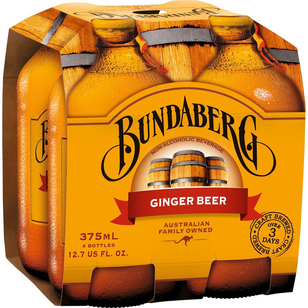 Bundaberg Ginger Beer 375 ml (Pack of 12)