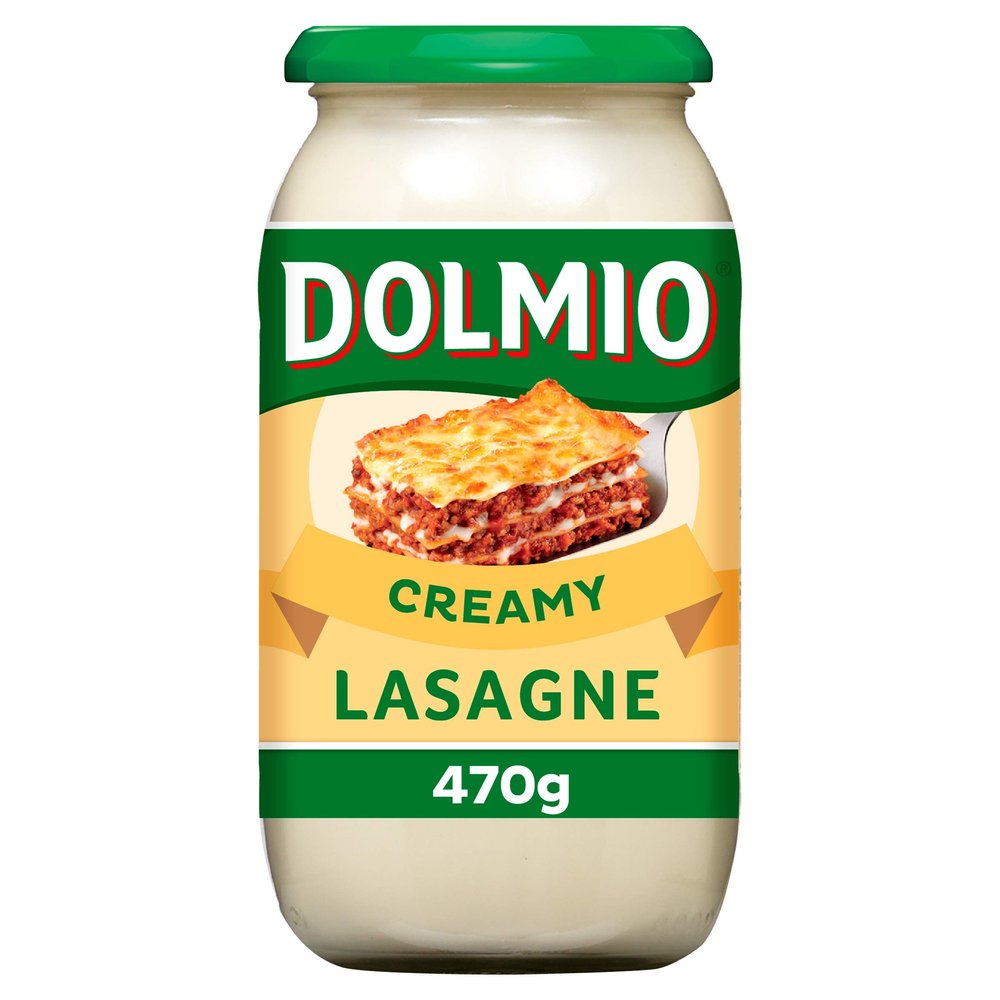 Dolmio Creamy Lasagne Pasta Sauce, 470 g - Serves 5