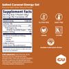 GU Original Energy Gels, Salted Caramel 24 Pack - 100 Calorie Energy Gel with Carbohydrates, Caffeine, BCAAs and Electrolytes - Pre-Workout Fuel for Running, Cycling, Triathlon and Endurance Sports view 3
