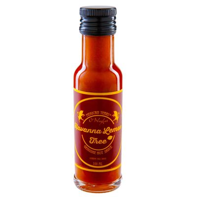 Mexican Tears - Havanna Lemon Tree, Hot Sauce Manufactured with Habanero chillis and Fleur de sel [100ml Chilli Sauce]