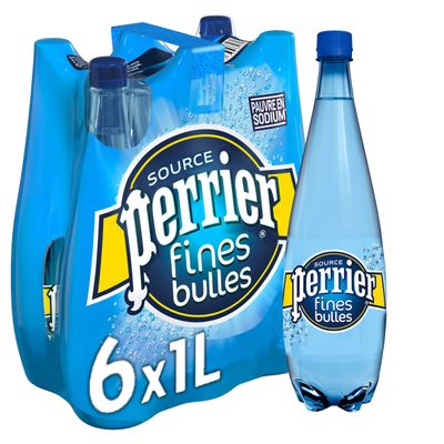 Perrier Fines Bulles 1L (Pack de 6)