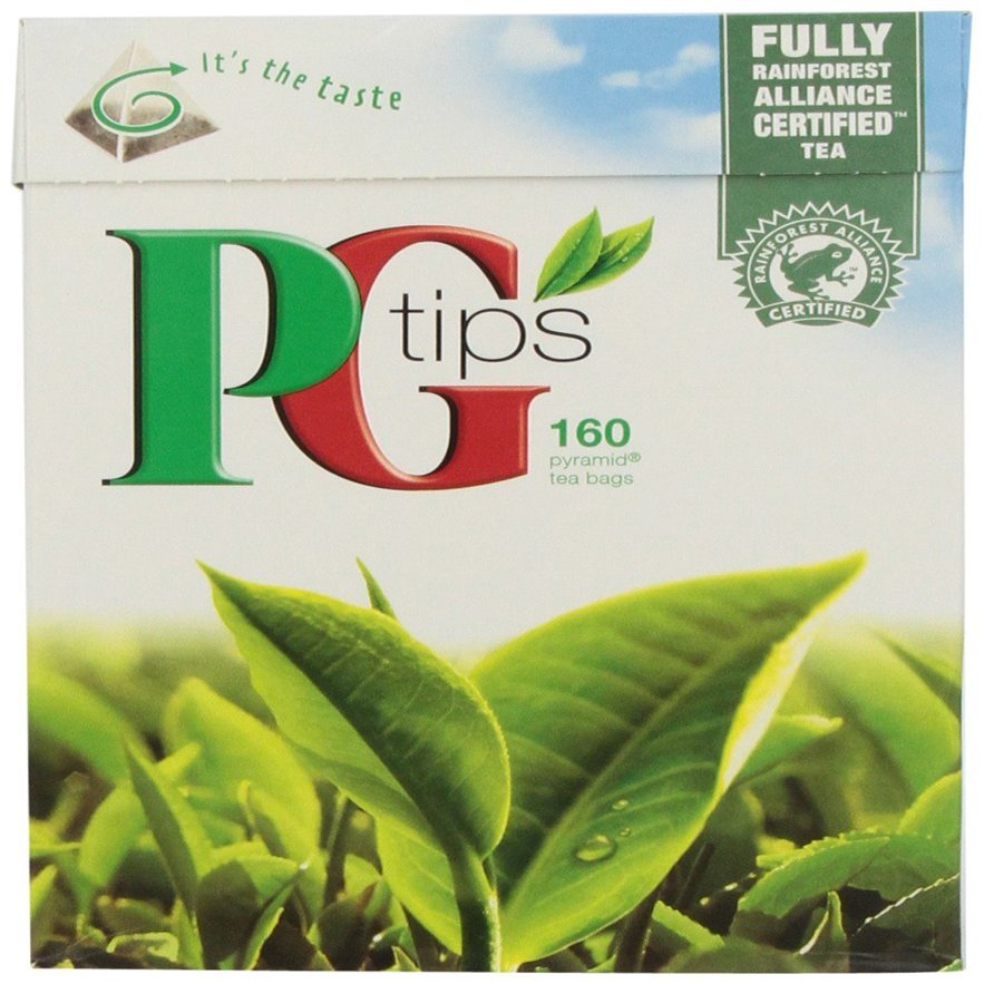 Brooke Bond Pg Tips, Pyramid Tea Bag, 160 Count Boxes