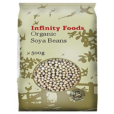 Infinity Foods Organic SOYA Beans, 500g