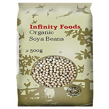 Infinity Foods Organic SOYA Beans, 500g