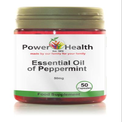 Power Health 50mg Peppermint Oil Capsules - Pack of 150 Capsules