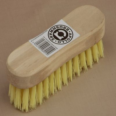 1 x Small Scrubbing Brush Round Ends Scrub Brushes Wooden Brand New Fast Postage