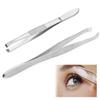 Accessotech Professional Hair Eyebrow Tweezers Removal Grooming Slanted Tip Remover Metal view 1