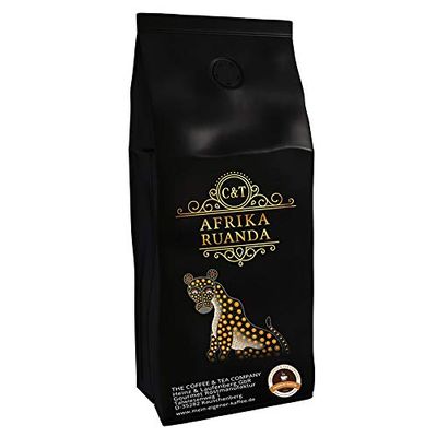 Coffee Speciality from Africa - Rwanda, The Country of Thousand Hills - Highland Coffee (Ground, 1000 gr.) - Country Coffee - Top Coffee - Low in Acidity and Healthy, Gentle and Freshly Roasted