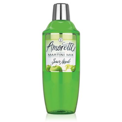 Amoretti Premium Sour Apple Martini Cocktail Mix, 28 fl oz