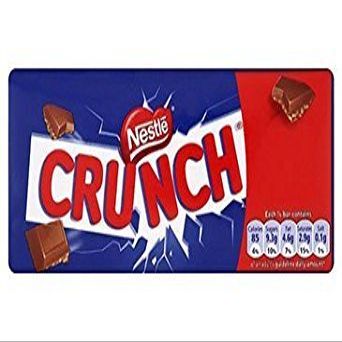Nestle Crunch 100g Bars (Box of 16 Bars)