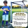 Youth/Kids Knee High Sports Athletic Baseball Softball Socks, BLACK, Youth Large view 3