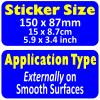 1 x Wheelchair Access-Left-Blue onto White-Self Adhesive Vinyl Sticker-Disabled,Disability,Wheelchair Sign view 2