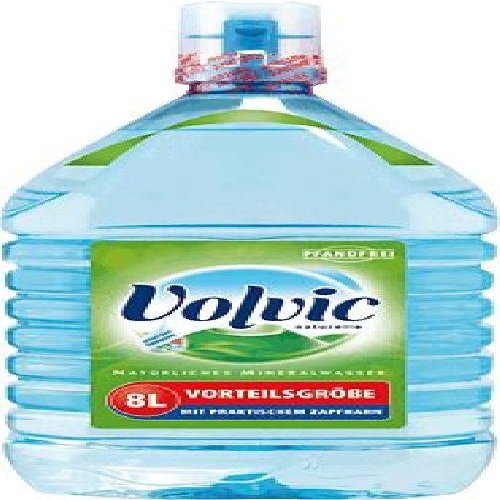 Volvic Natural mineral water, 1 bottle, 8 litres, without instructions